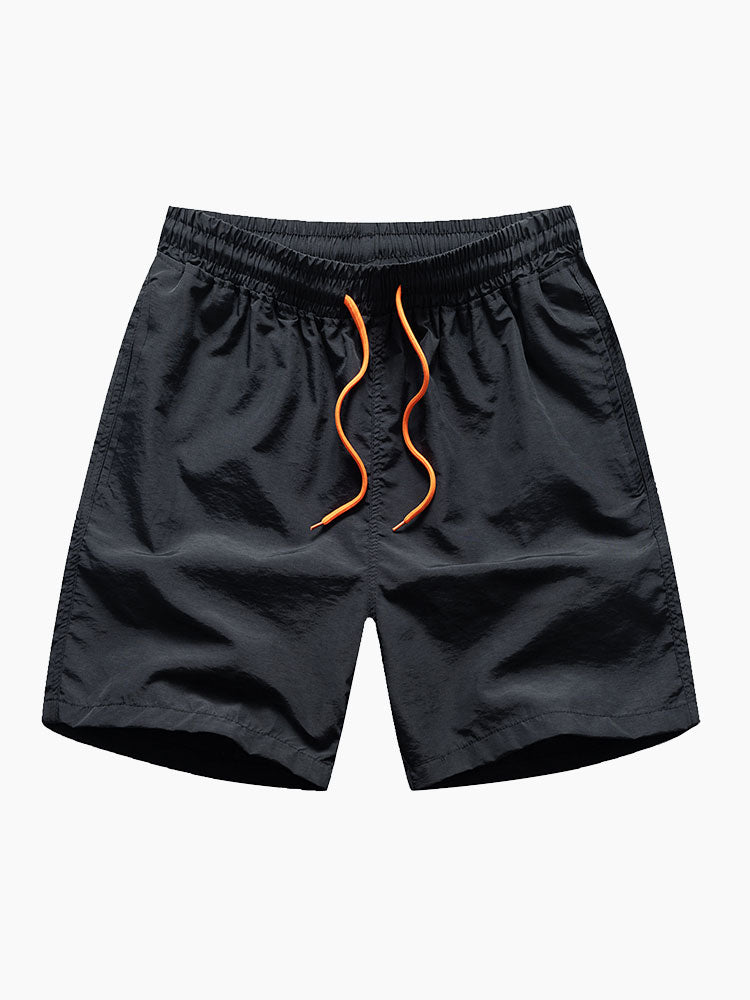 Men's Printed Button-Up Short Set