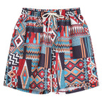 Men's Printed Drawstring Shorts