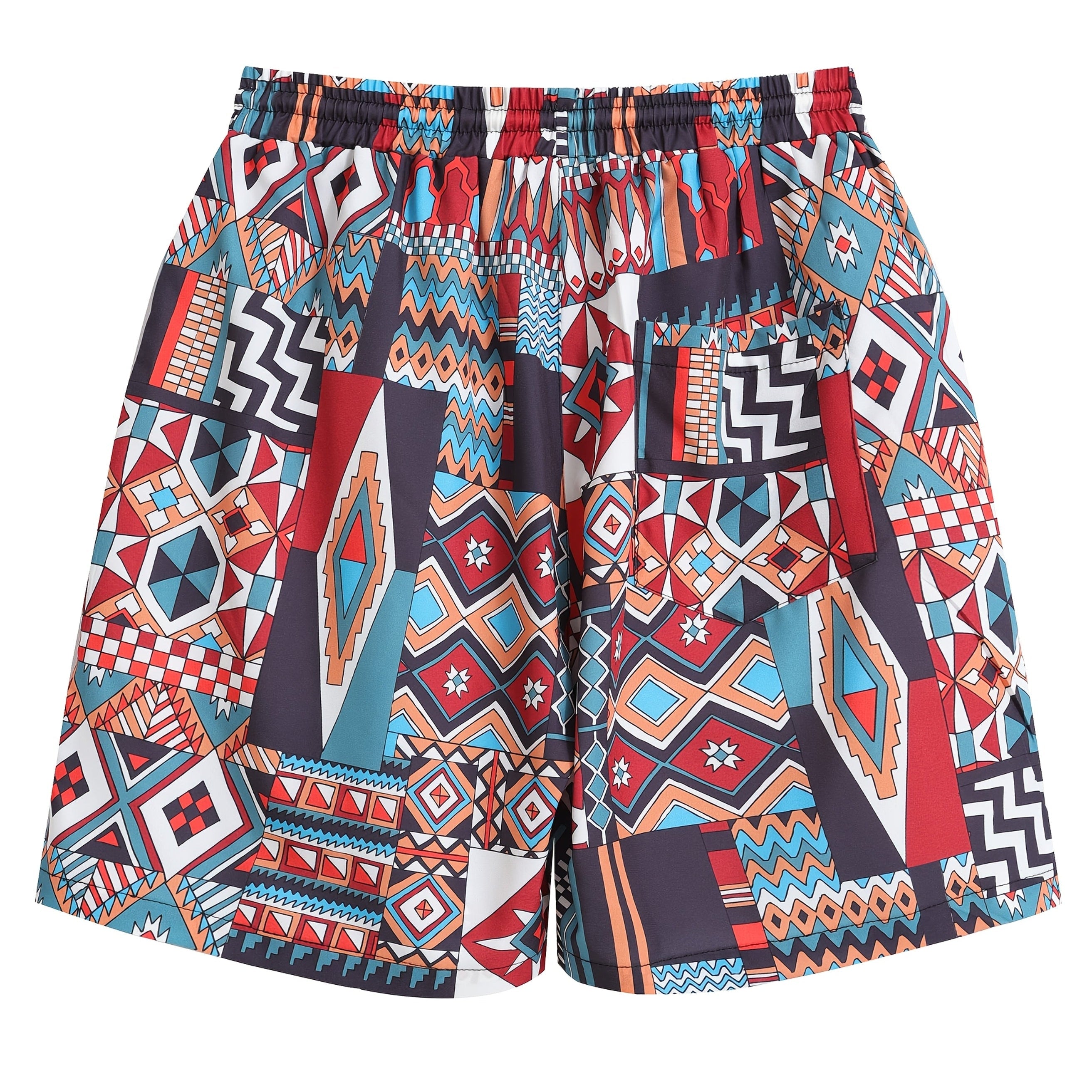 Men's Printed Drawstring Shorts