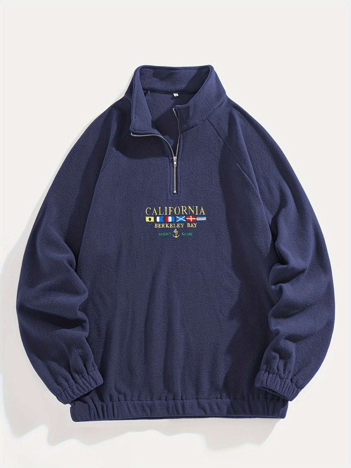 Men's Printed Half-Zip Sweatshirt