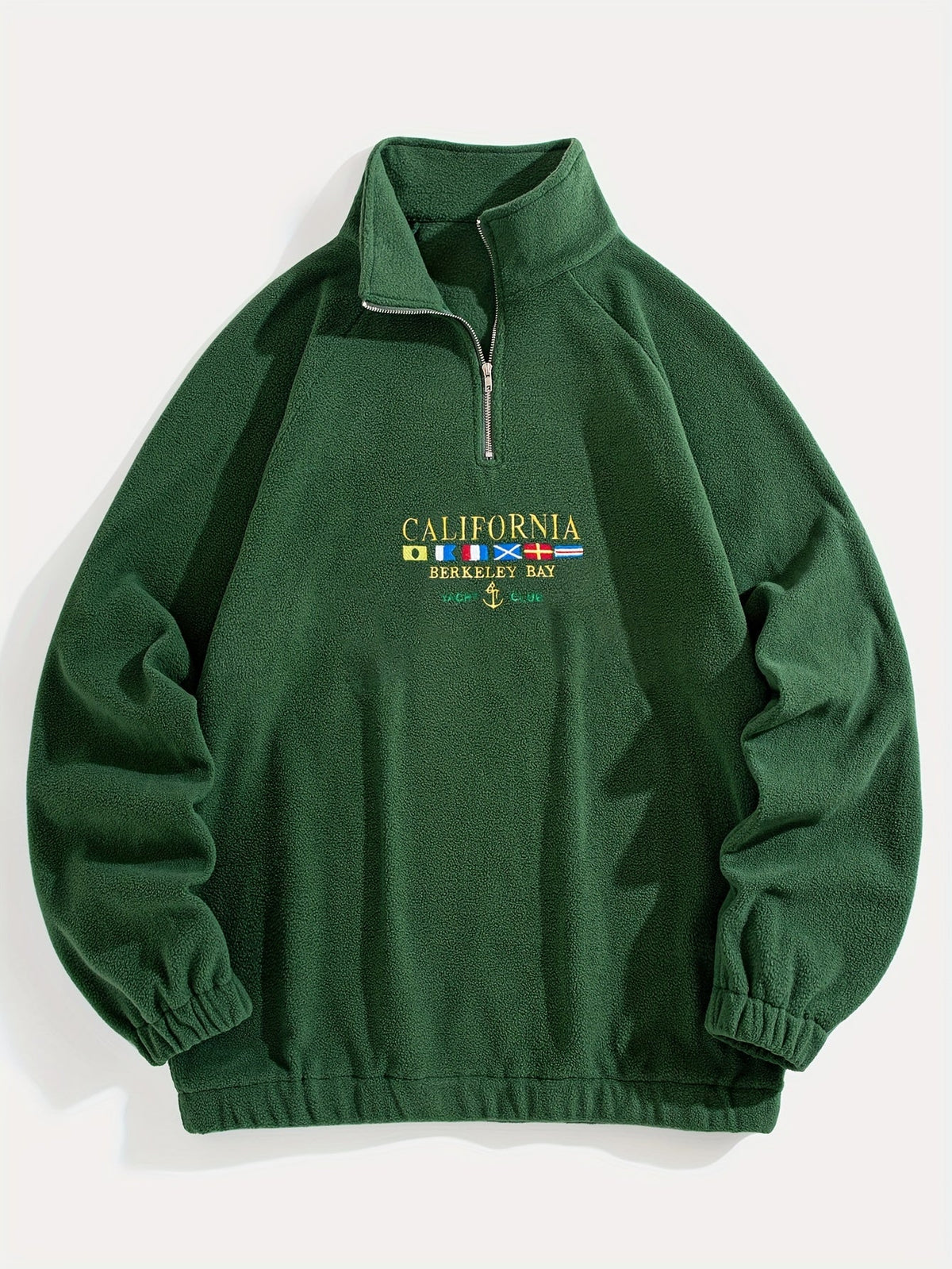 Men's Printed Half-Zip Sweatshirt