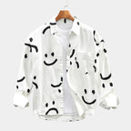 Men's Printed Long Sleeve Shirt