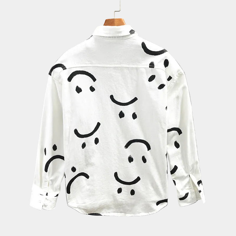 Men's Printed Long Sleeve Shirt