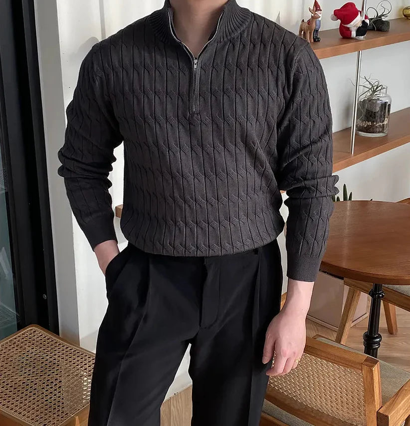 Men's Quarter-Zip Sweater
