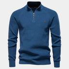 Men's Ribbed Quarter-Zip Sweater