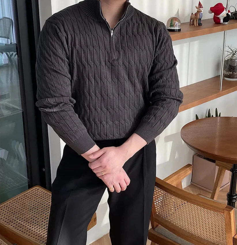 Men's Quarter-Zip Sweater