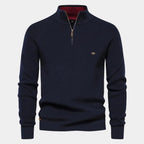 Men's Ribbed Quarter-Zip Sweater
