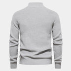 Men's Ribbed Quarter-Zip Sweater
