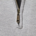 Men's Ribbed Quarter-Zip Sweater