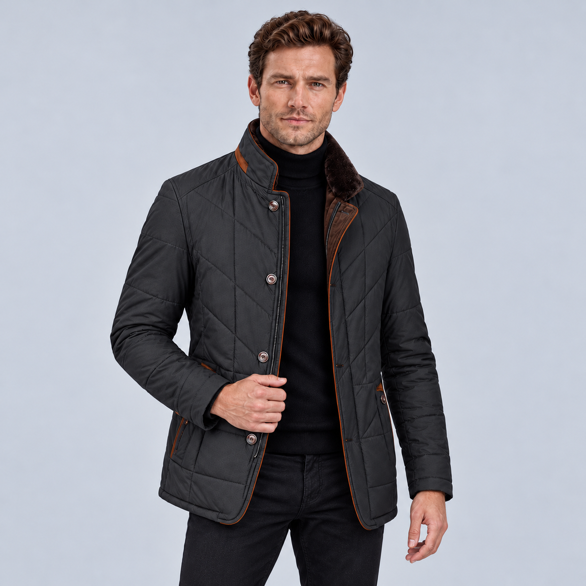 Men's Quilted Full-Zip Jacket
