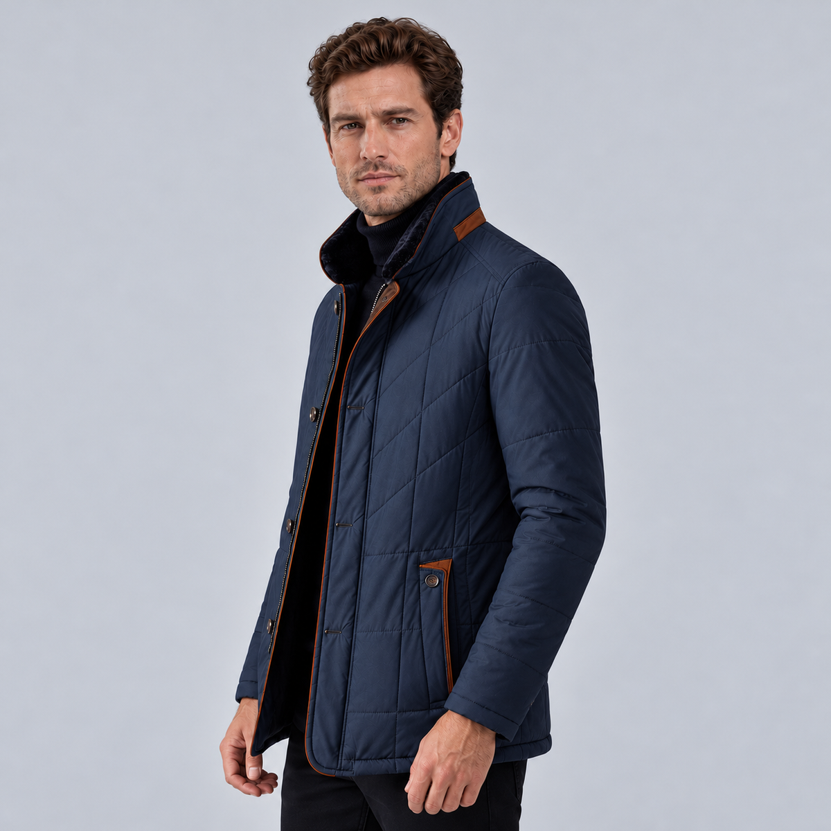Men's Quilted Full-Zip Jacket