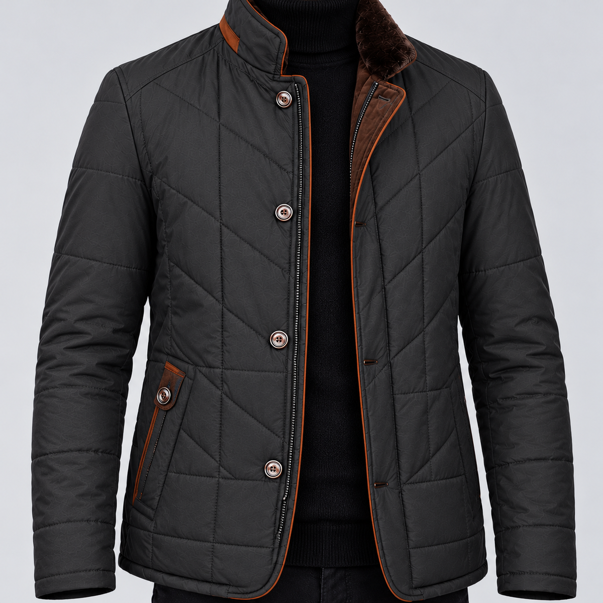 Men's Quilted Full-Zip Jacket
