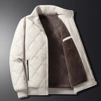 Men's Quilted High Collar Jacket