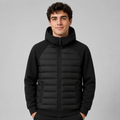 Men's Quilted Hooded Jacket