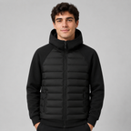 Men's Quilted Hooded Jacket