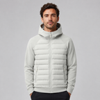 Men's Quilted Hooded Jacket