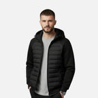 Men's Quilted Hooded Jacket