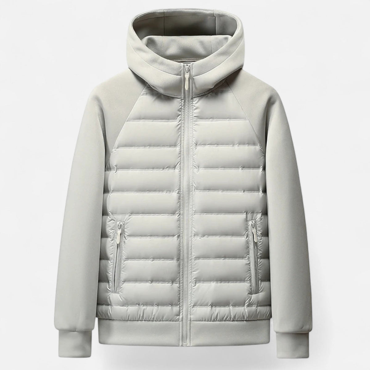 Men's Quilted Hooded Jacket