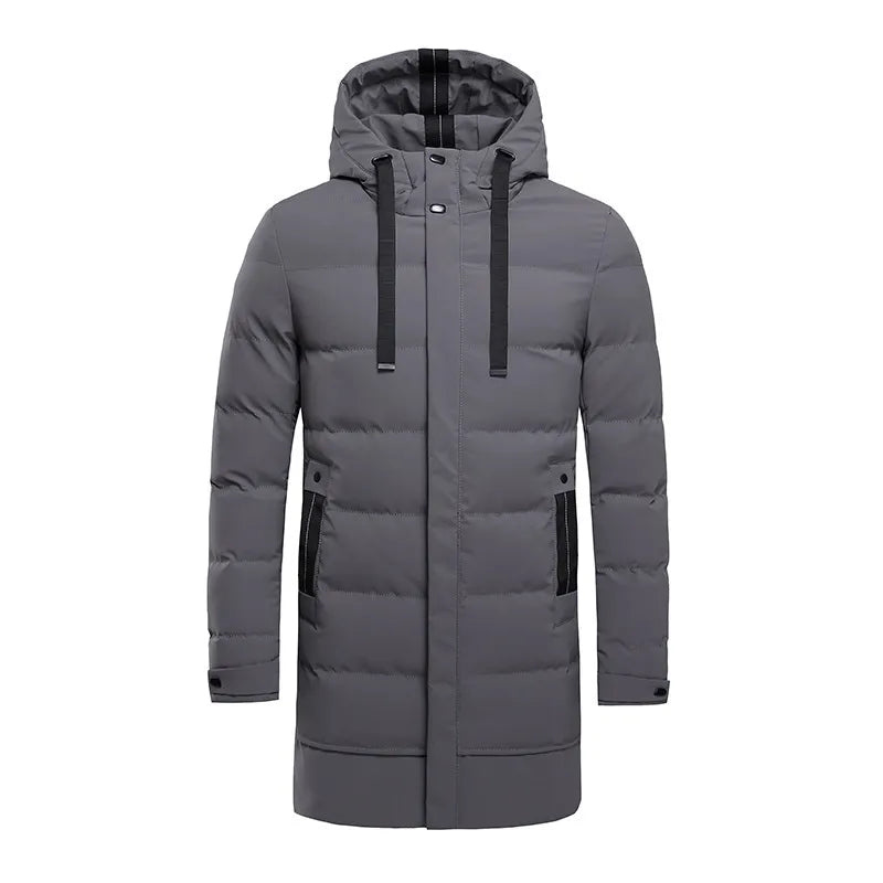 Men's Quilted Hooded Parka