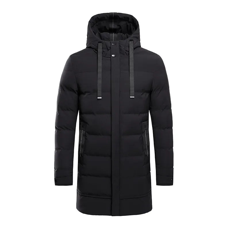 Men's Quilted Hooded Parka