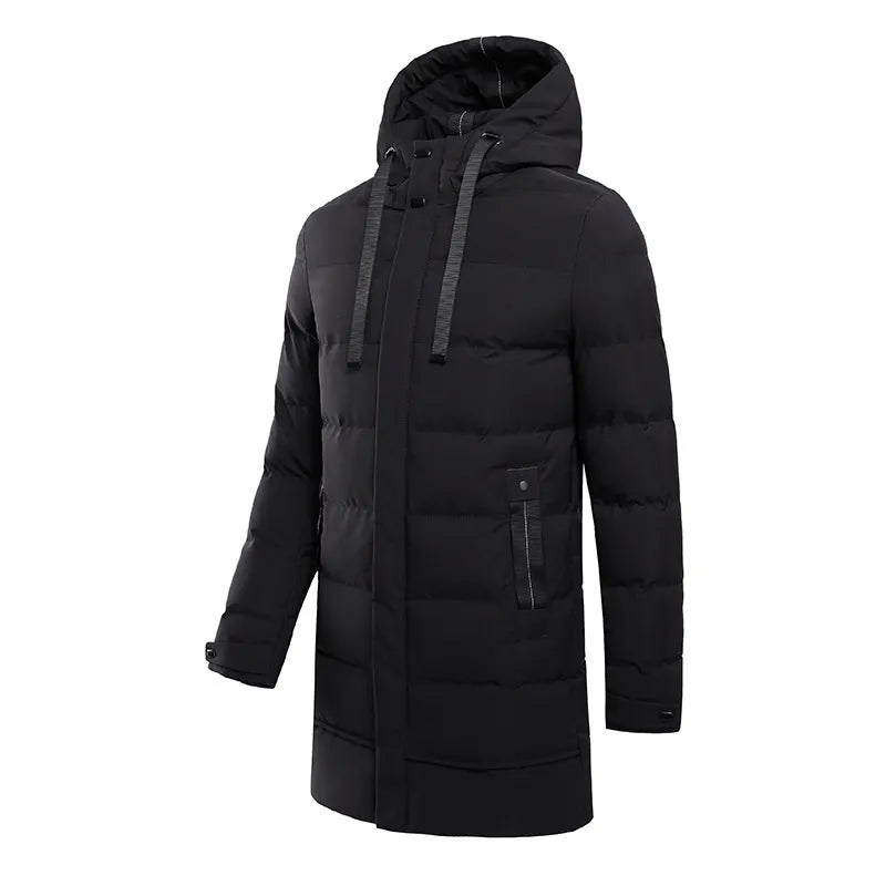 Men's Quilted Hooded Parka