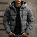 Men's Quilted Hooded Puffer Jacket