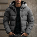 Men's Quilted Hooded Puffer Jacket