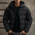 Men's Quilted Hooded Puffer Jacket