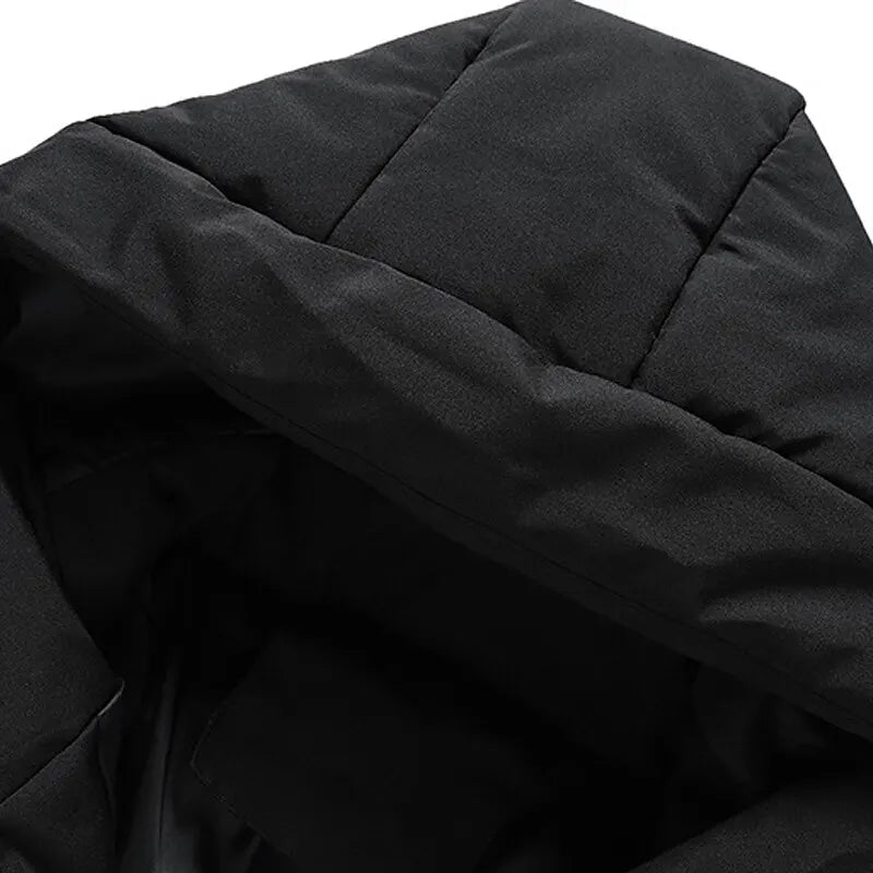Men's Quilted Hooded Puffer Jacket