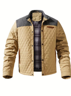 Men's Quilted Jacket with Side Pockets