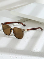 Men's Rectangular Frame Sunglasses