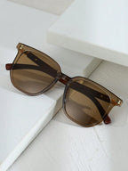 Men's Rectangular Frame Sunglasses
