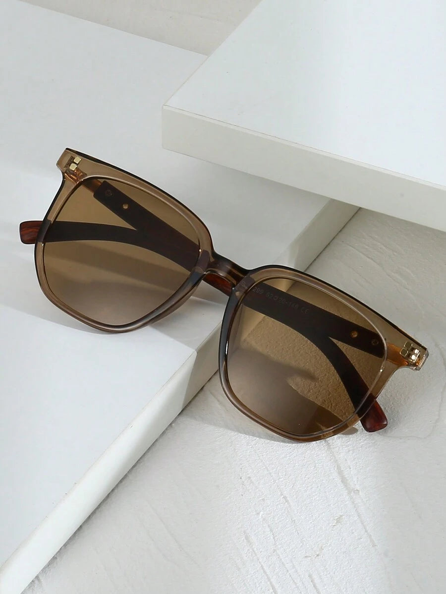 Men's Rectangular Frame Sunglasses