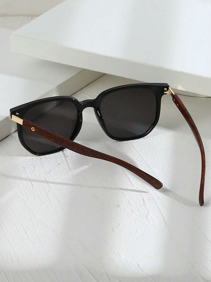 Men's Rectangular Frame Sunglasses