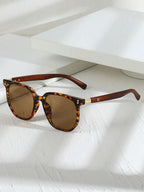 Men's Rectangular Frame Sunglasses