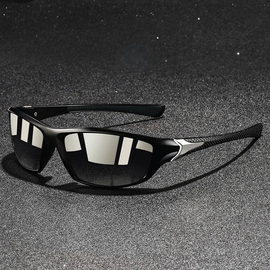 Men's Rectangular Sport Sunglasses
