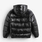 Men's Regular Fit Full-Zip Hooded Puffer Jacket