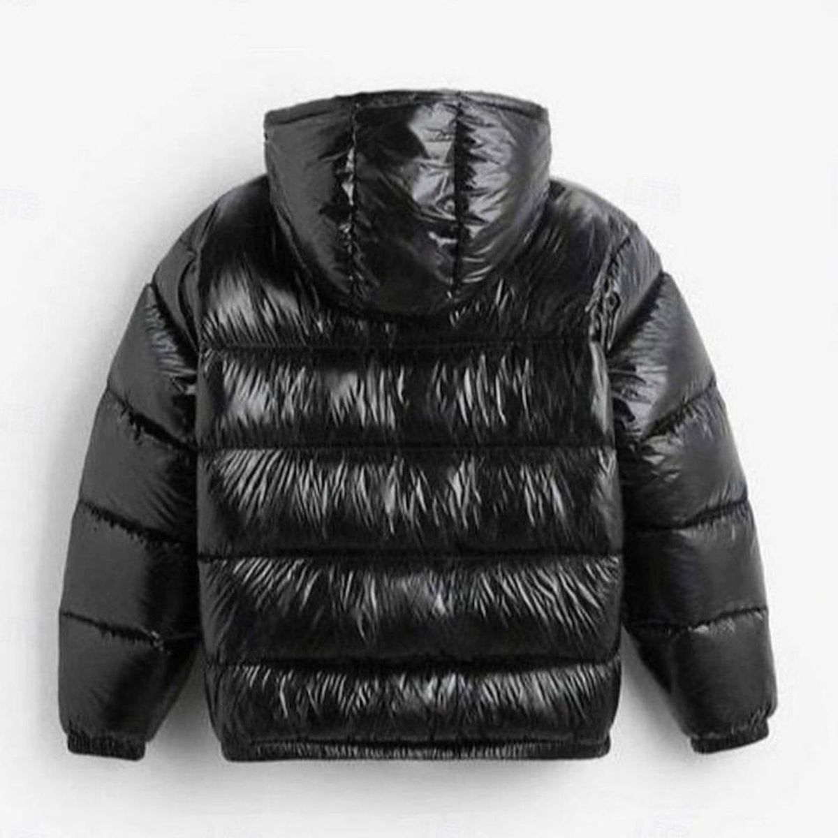 Men's Regular Fit Full-Zip Hooded Puffer Jacket