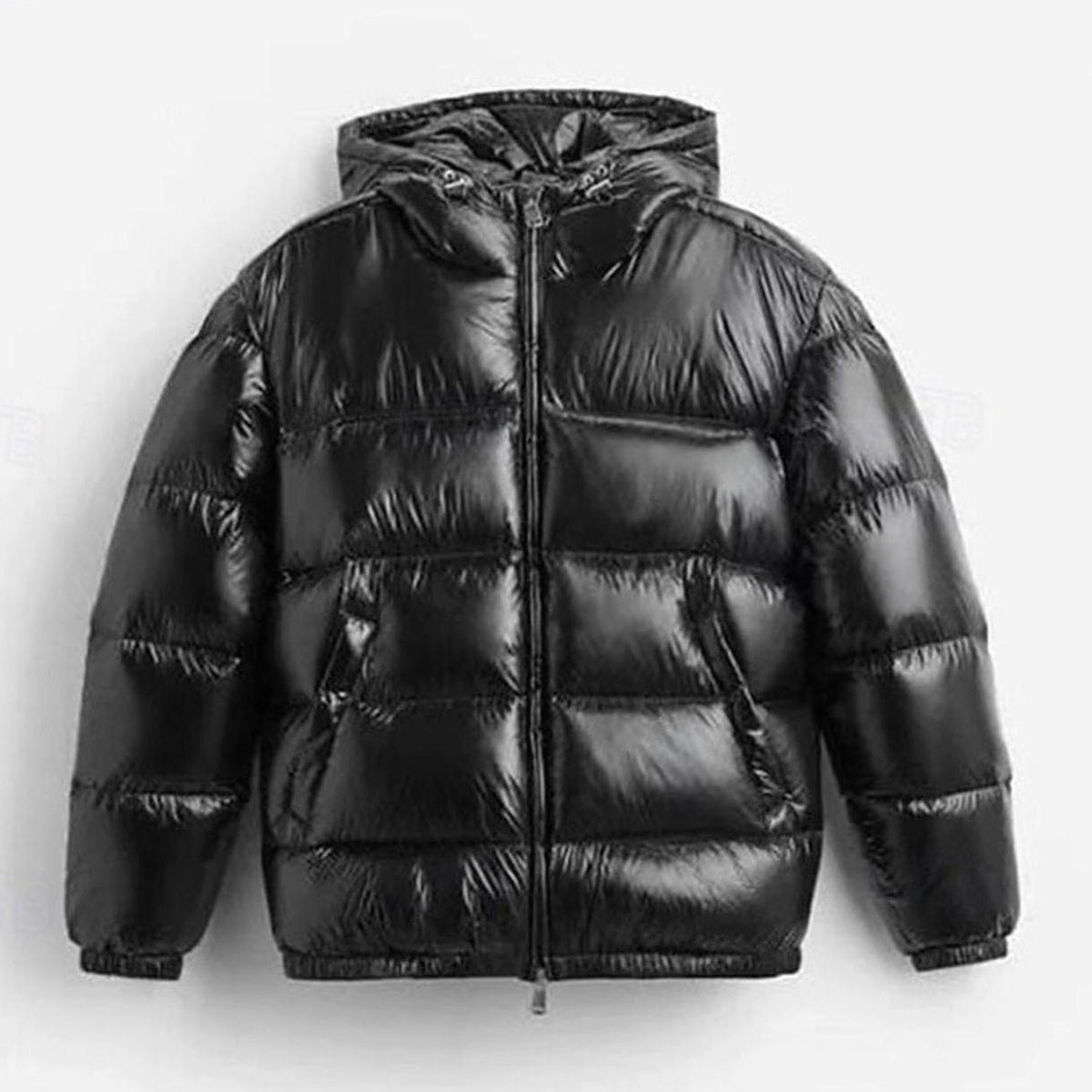 Men's Regular Fit Full-Zip Hooded Puffer Jacket
