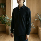 Men's Regular Fit Long Sleeve Polo