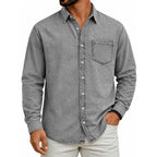 Men's Regular Fit Long Sleeve Shirt