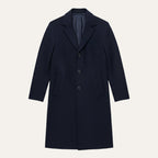 Men's Regular Fit Spread Collar Overcoat