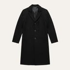 Men's Regular Fit Spread Collar Overcoat