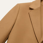 Men's Regular Fit Spread Collar Overcoat