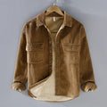 Men's Relaxed Fit Button-Up Overshirt