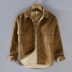 Men's Relaxed Fit Button-Up Overshirt