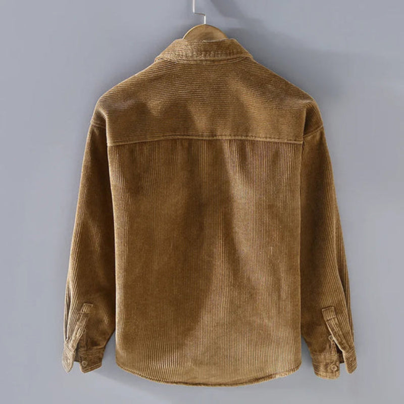 Men's Relaxed Fit Button-Up Overshirt
