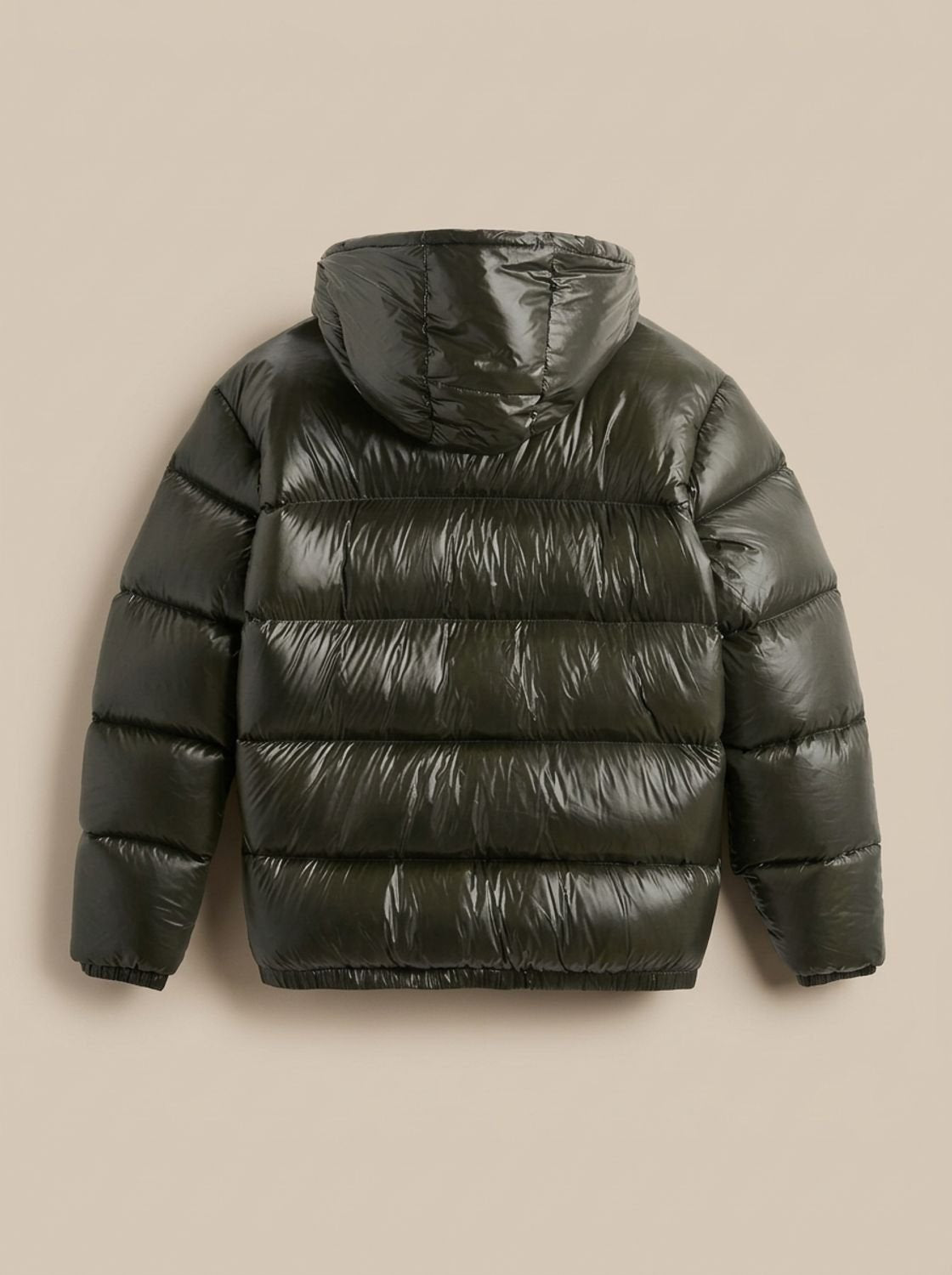 Men's Relaxed Fit Full-Zip Hooded Puffer Jacket