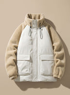 Men's Relaxed Fit Full-Zip Mock Neck Jacket