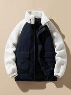 Men's Relaxed Fit Full-Zip Mock Neck Jacket
